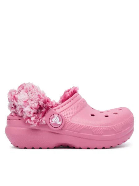 Fleecová klasická fleecová mikina Crocs růžová