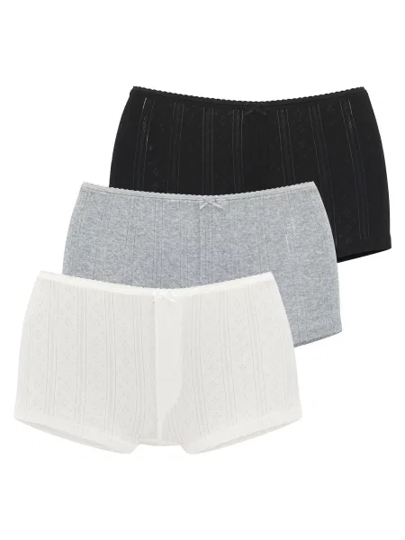 VIVANCE Spodnje hlače siva / črna bela