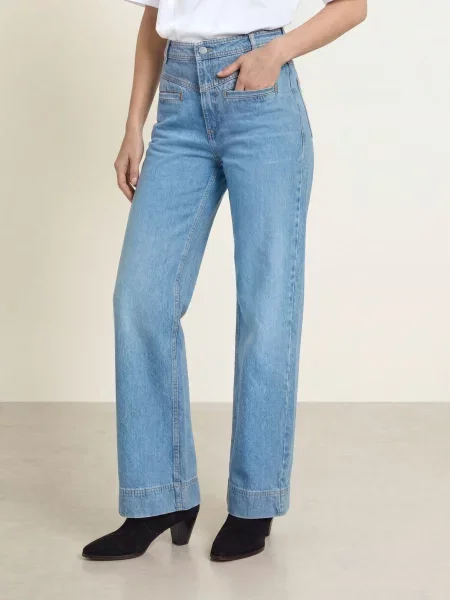 Ba&Sh Flared Džíny Ranja blue blue jeans modré