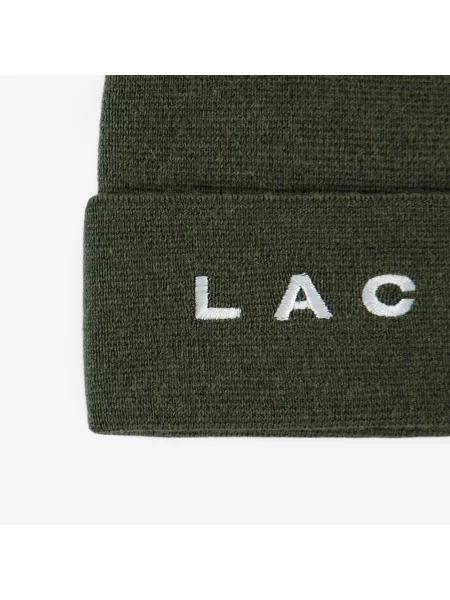 Шапка Lacoste черная