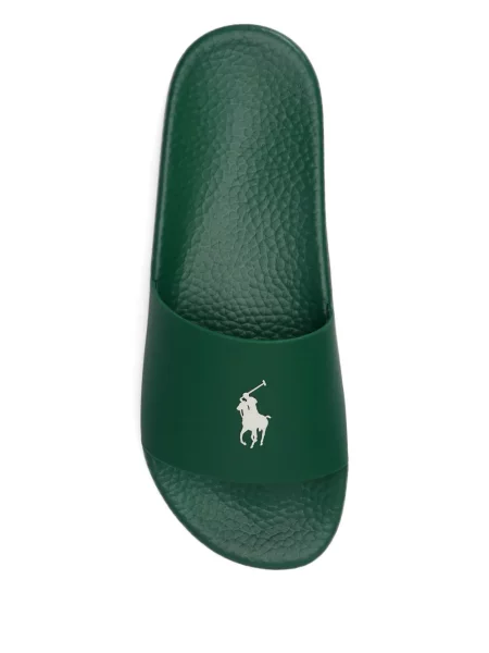 Кожени чорапи Polo Ralph Lauren с отворена пета с пейсли десен бяло