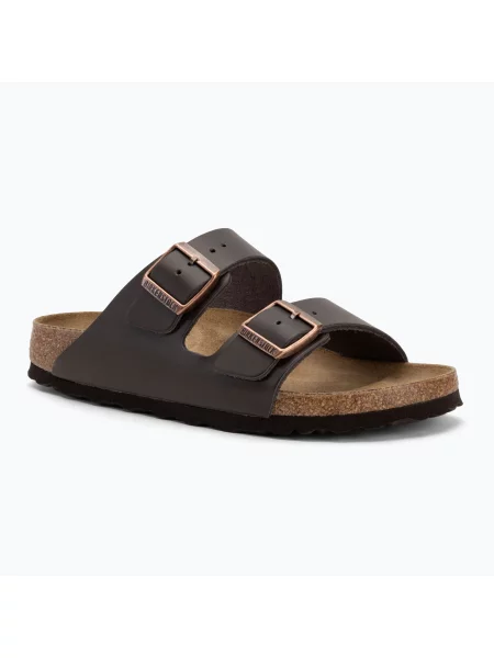 BIRKENSTOCK Pantofle Arizona čokoládová hnědé