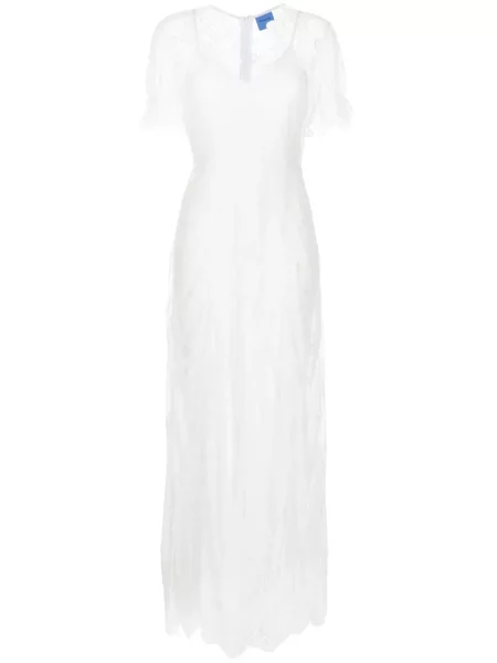 Rochie maxi Macgraw de costum alb