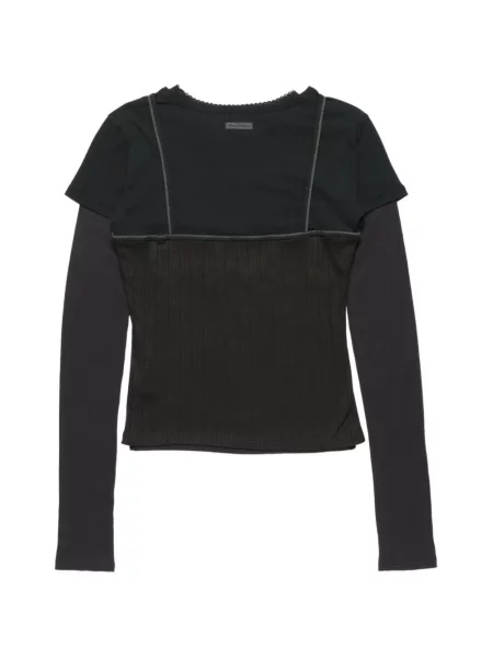 Tricou Acne Studios cu funde negru