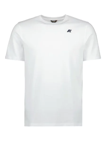 Tricou K-way cu imagine alb
