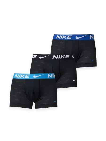 NIKE Underwear Boxeri albastru regal / albastru deschis / negru alb