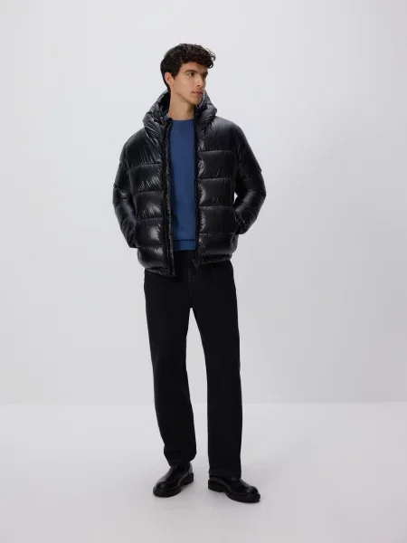 Куртка Reserved с капюшоном черная
