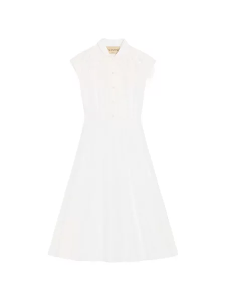 Sukienka midi Valentino Garavani do kolan garniturowa biała