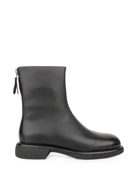 Cizme scurte Linda Baumann din piele negru