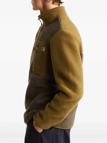 Geacă The North Face din fleece verde