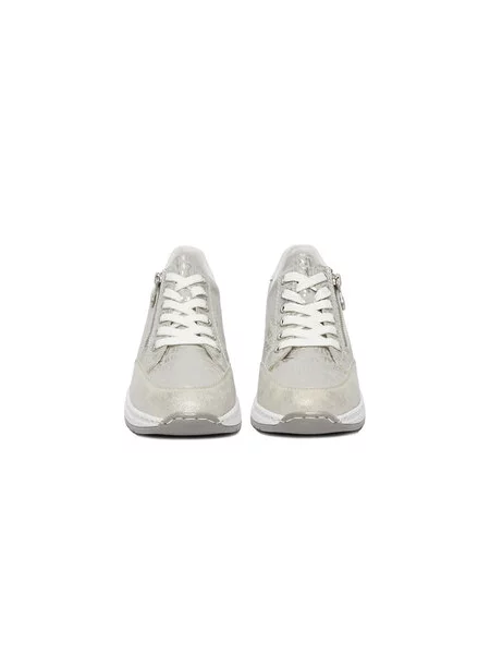 Sneakersy Rieker Strieborná