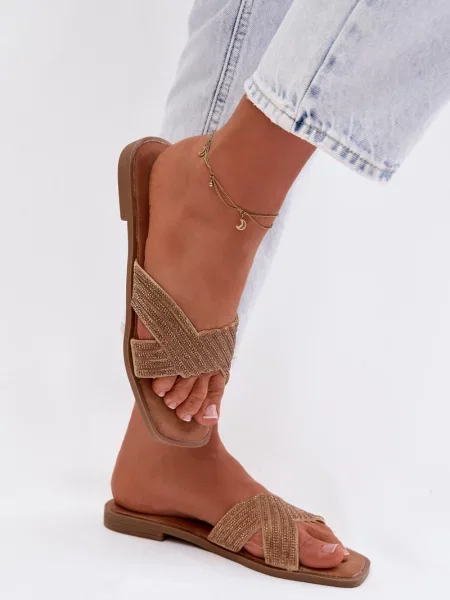 Чехли Boto кафяво