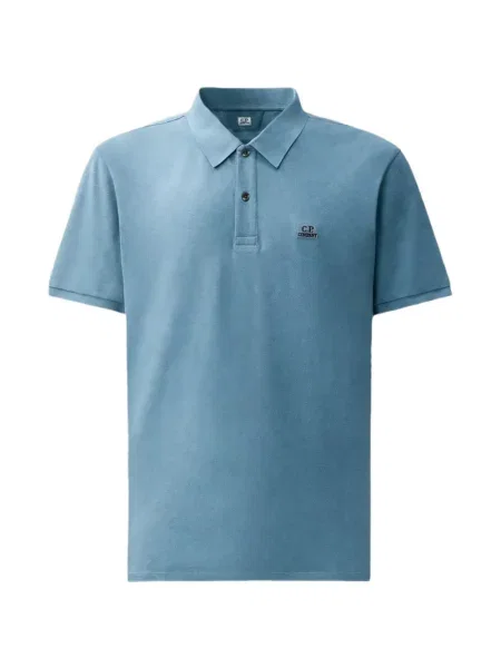 Scurt tricou polo C.p. Company stretch albastru