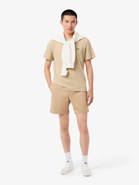 Футболка Lacoste бежевая