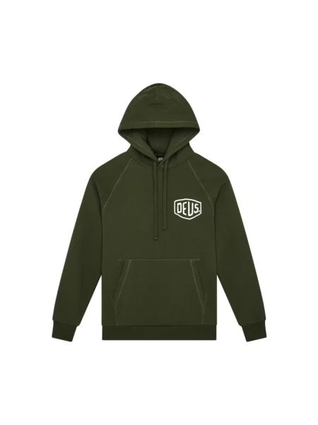 Bluza z kapturem Deus Ex Machina z kapturem zielona