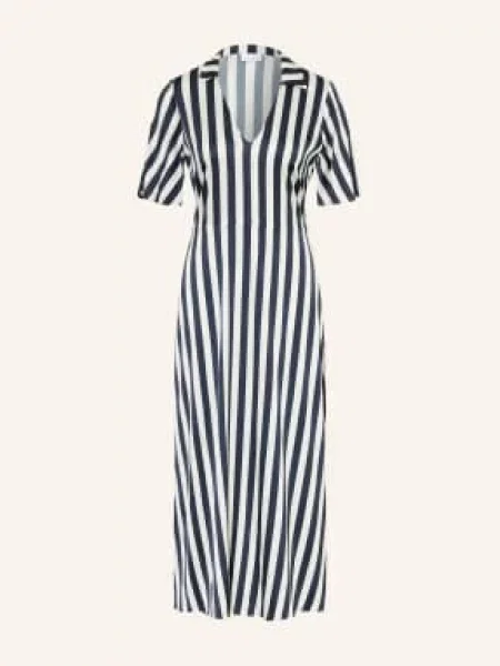 Sportalm Satyna Sukienka blau granatowa