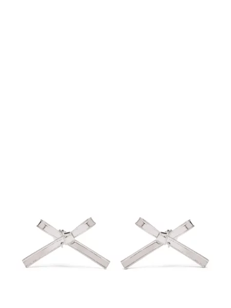 Cercei Marc Jacobs cu funde argintiu