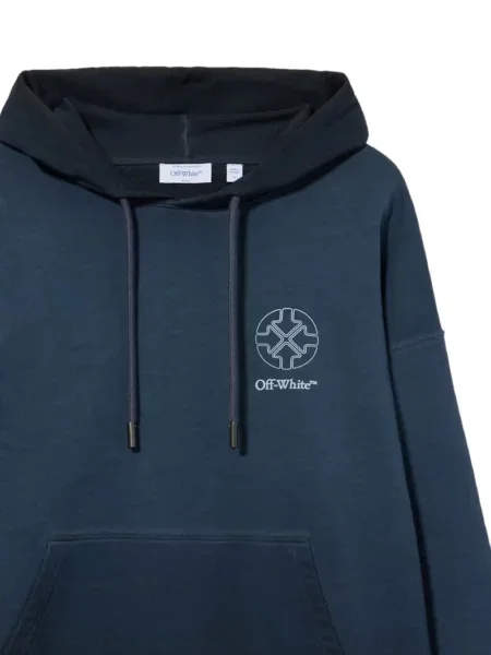 Hanorac cu glugă Off-white alb
