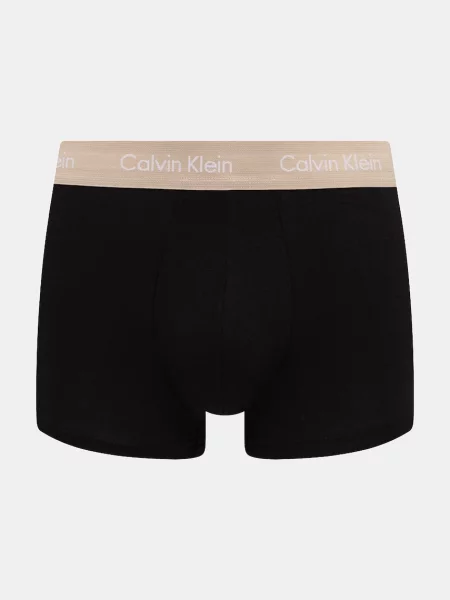 Boxeralsó Calvin Klein Low Rise Trunk 5 pairs black in plume wb/black in misty sage wb. Méret: S fekete