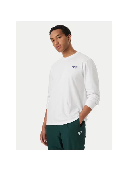 Reebok Majica dugih rukava Feliks Regular Fit bijela
