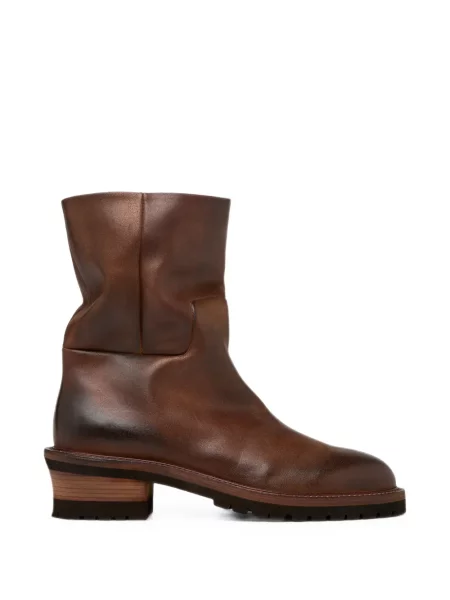 Botine Marsell din piele maro