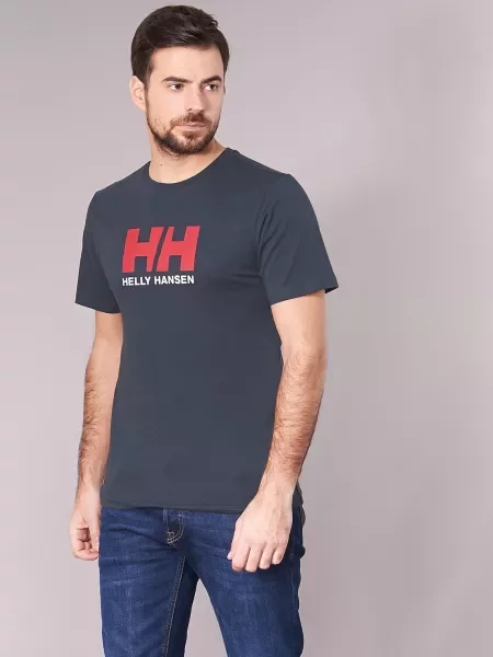 Majica Helly Hansen s autogramom plava
