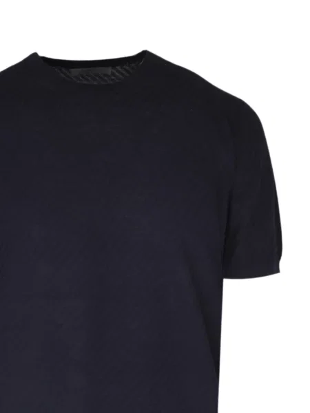 Tricou Corneliani tricotate albastru