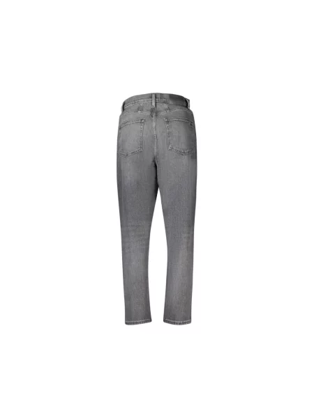 Jeansy straight leg Tommy Hilfiger czarne