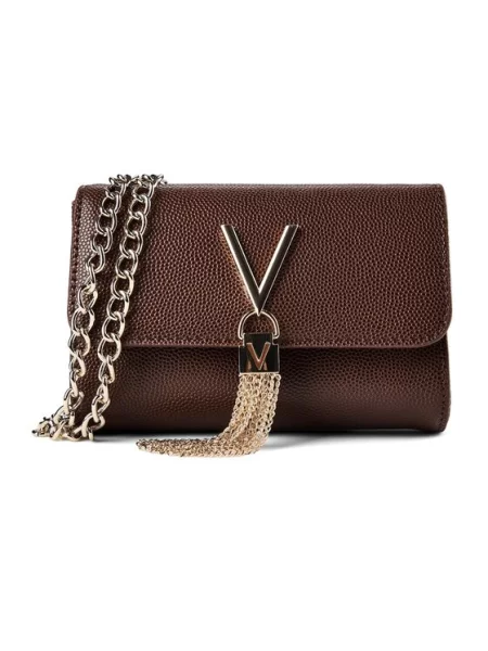 Τσάντα Valentino Divina καφέ