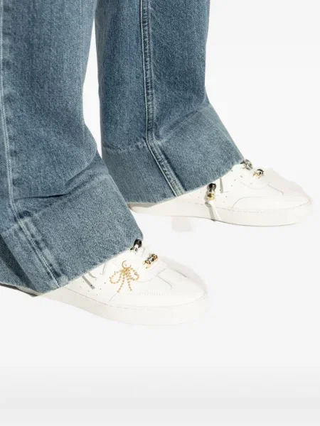 Маратонки Michael Michael Kors с панделка бяло