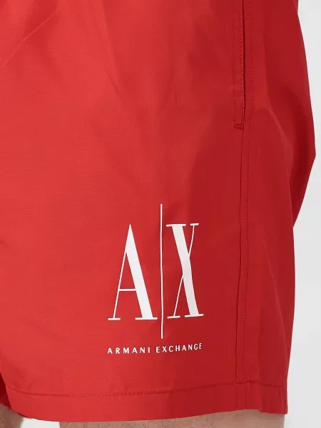 Шорти Armani Exchange червоні