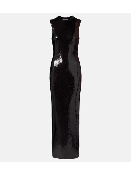 Rochie midi Christopher Esber până la genunchi de costum maro