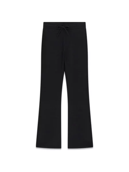 Legíny Guess Jeans rozšírené čierna