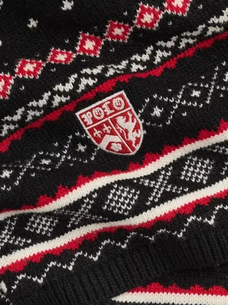 Σετ Κασκόλ και Σκούφος Polo Ralph Lauren μαύρο