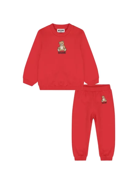 Komplet dresowy dziecięcy Moschino czerwony
