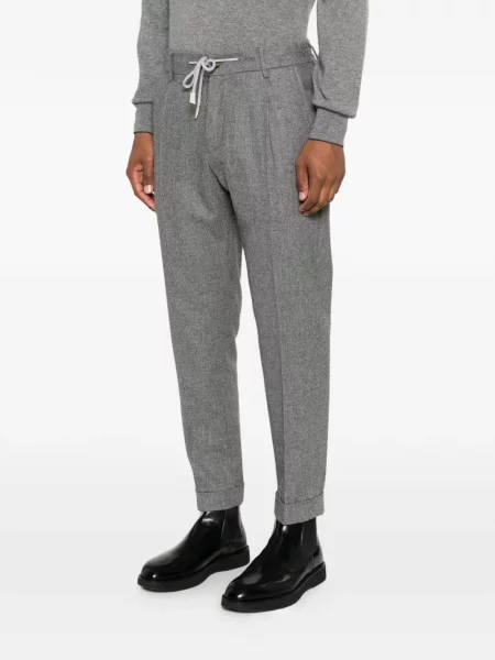 Pantaloni Eleventy cu cordon gri