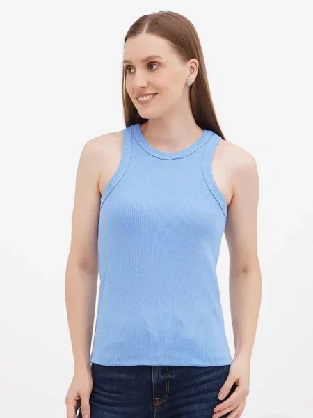 Майка HiBrand бавовна/поліестер блакитний