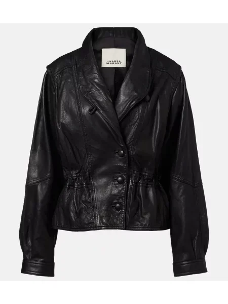 Geanta de piele Isabel Marant negru