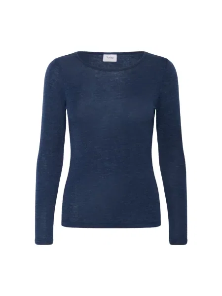 Top Saint Tropez wełniany niebieski