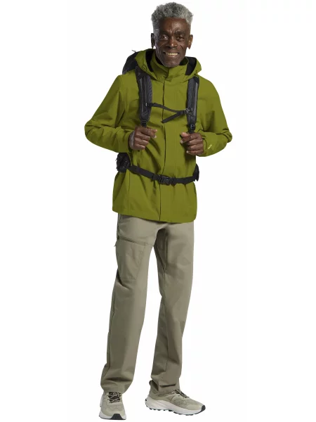 Ветровка Jack Wolfskin зеленая