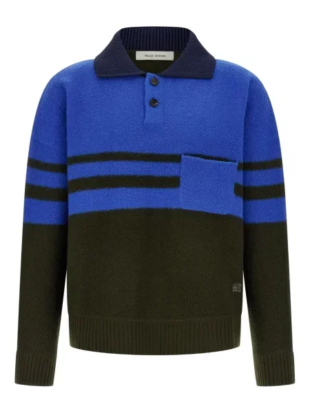 Polo Wales Bonner cu dungi negru
