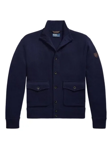 Ριγέ polo Polo Ralph Lauren με κουκούλα με αυτόγραφο λευκό