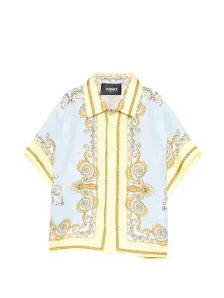 Koszula dziecięca Versace niebieska