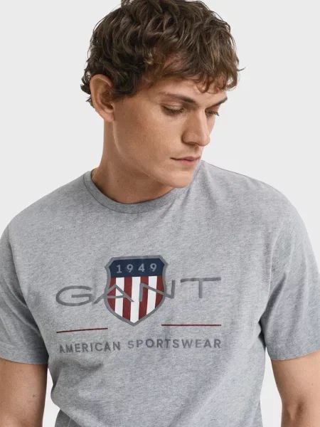 Футболка Gant серая