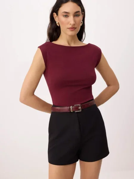 Trendyol Top vin roșu