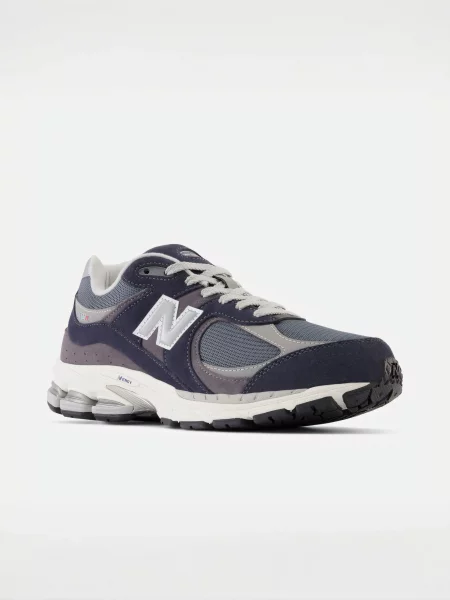 Кожаные повседневные кроссовки New Balance синие