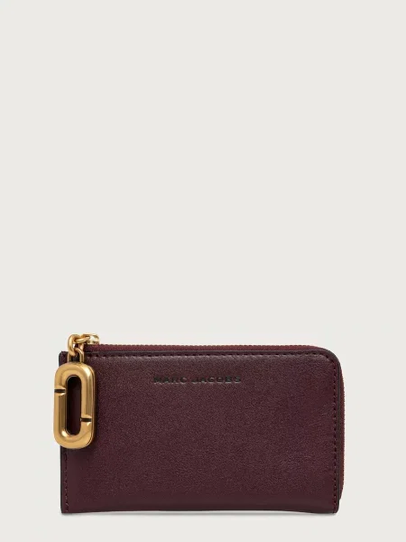MARC JACOBS portofel pentru femei din piele TOP ZIP MULTI WALLET