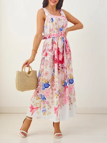 Rochie midi Resti până la genunchi de costum albastru
