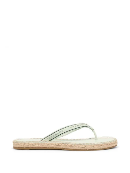 Espadrile Tory Burch cu autograf verde