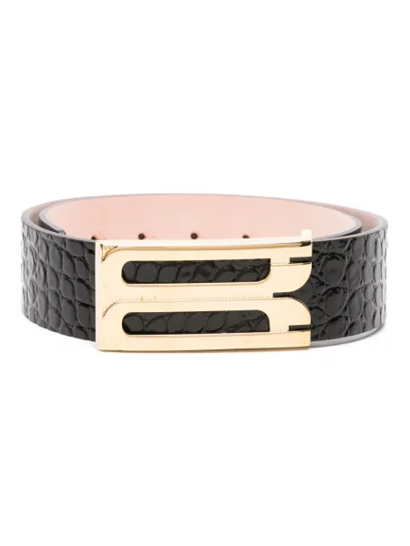 Curea Victoria Beckham din piele negru